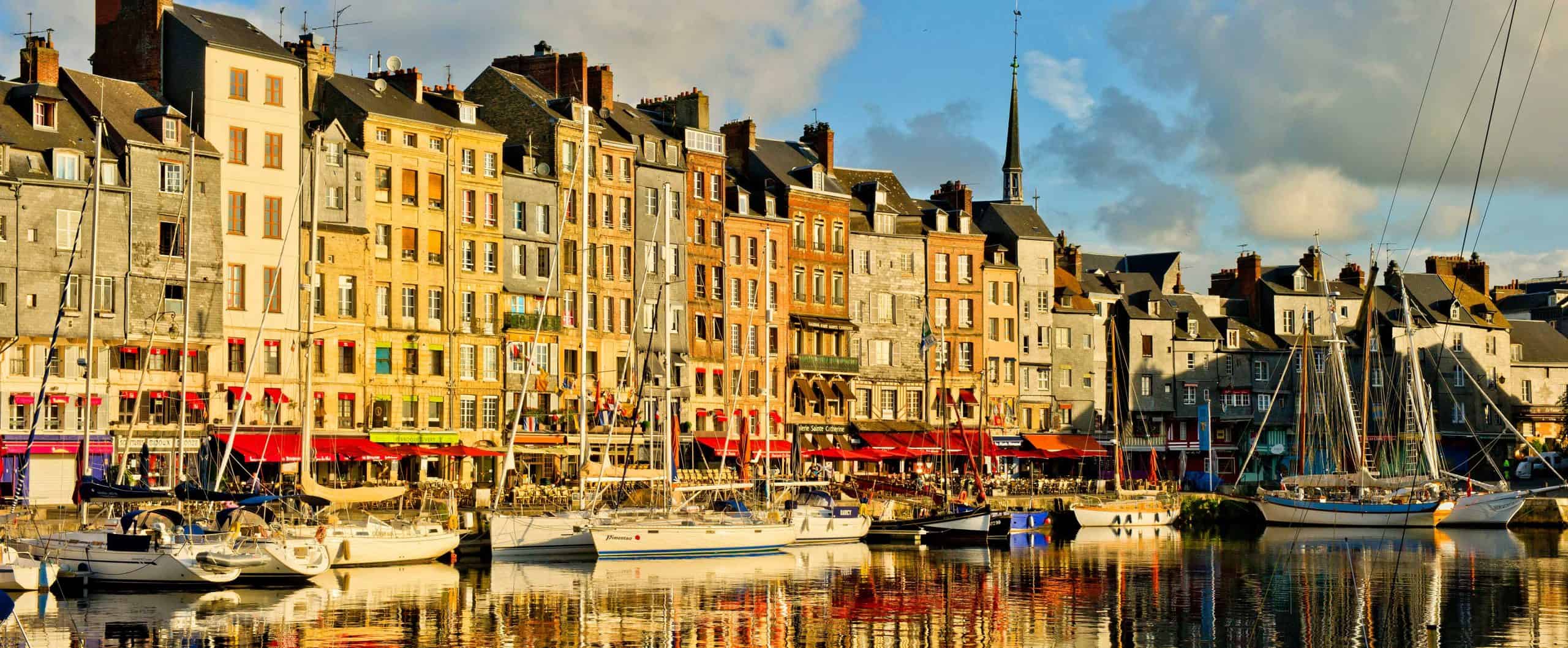 week-end à honfleur, pavillon bleu