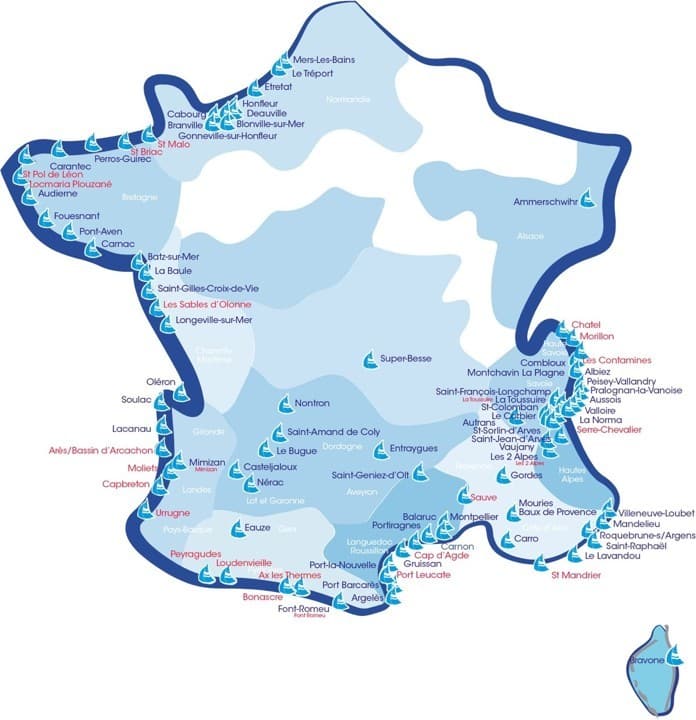 Carte de France 2025