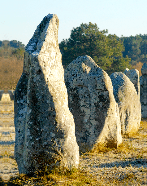 Alignements de menhirs à Carnac lors de votre séjour en Bretagne