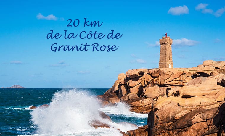 20 km de la côte de granit rose