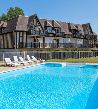 La résidence Goélia Green Panorama à Cabourg, location vacances calvados