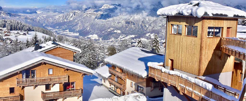 Goélia les Chalets des Pistes à Combloux, location skis aux pieds, parenthèses de bonheur